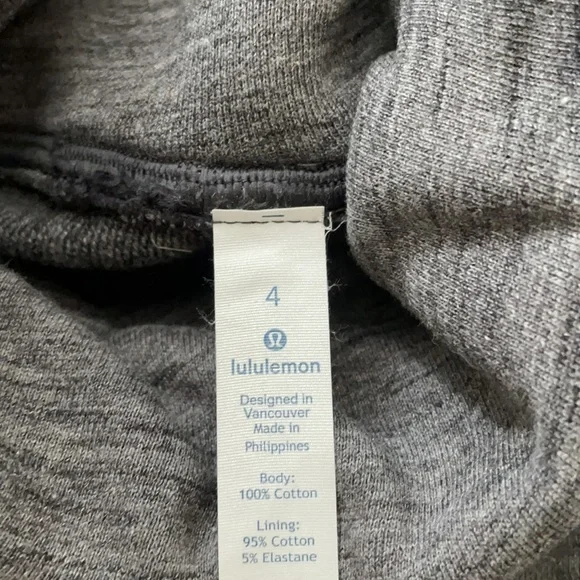 Lululemon | Heather Grey Turtleneck Sweater with Pockets - Picture 4 of 7